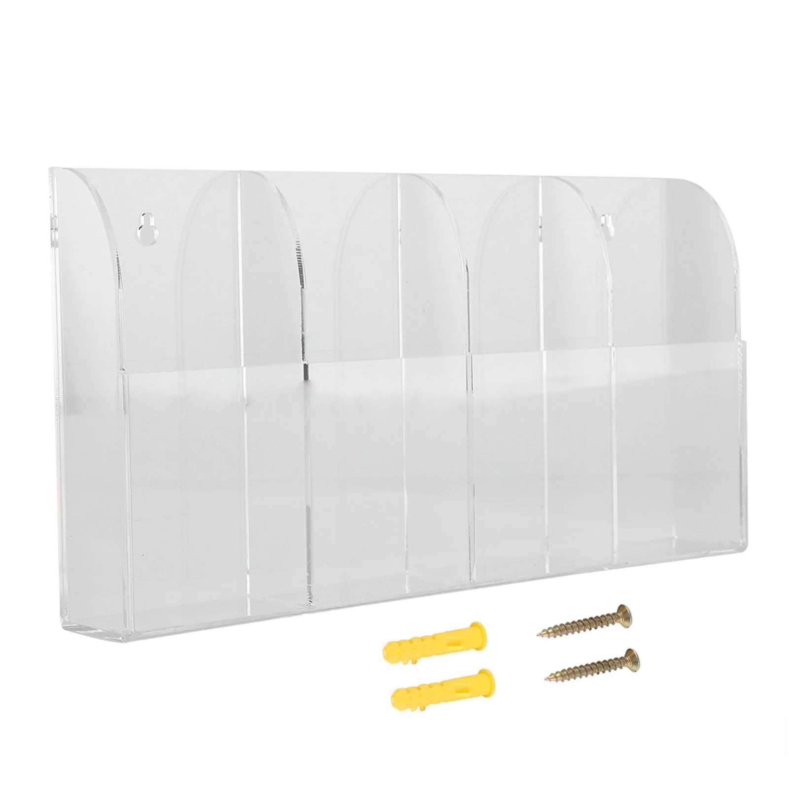 Acrylic Air Conditioner Remote Control Holder Case Storage Box Wall Mount