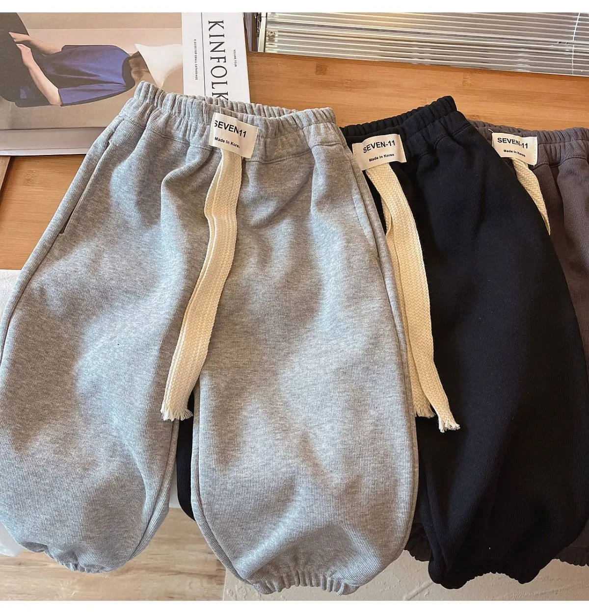 RAISE 2025 Frühling Herbst Kinder Jungen Hosen 1-8 Jahre Kinder Lose Beiläufige Jungen Sport Hosen Solide Vielseitige Kleinkind jungen Hosen – Detail 8