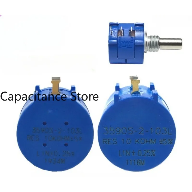 

5PCS Precision multi coil wire wound potentiometer 3590S-2-103L 502L