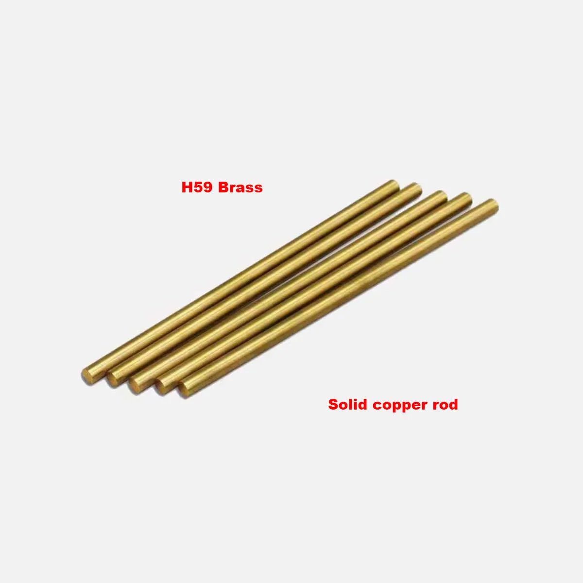 H59 Brass / Solid Copper Rod Yellow Copper Round  Rod 20mm 22mm 24mm 25mm 30mm-70mm Copper Rod