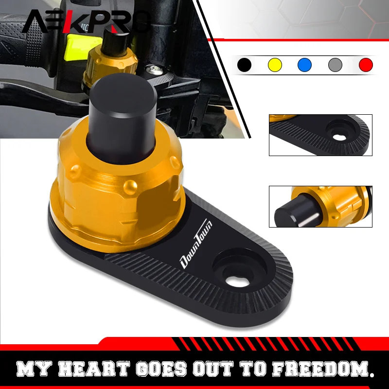 Motorcycle Parking Brake Lever Switch Button Lock For KYMCO DownTown DT 125i 200i 300i 350i XCITING 500 250 300 Parking Button