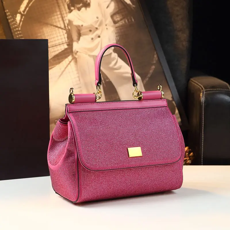 

Luxury Designer Brand New High Quality Hot Diamond Fashion Handbag Women's Shoulder Crossbody Bag Сумка Женская Hot Sale