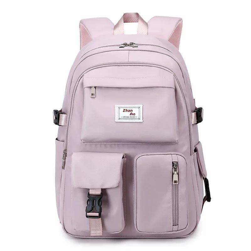 Student Schoolbag Multi-pocket Large Capacity Waterproof Lightweight Breathable Commuter Travel Fashion Casual Shoulder Backpack