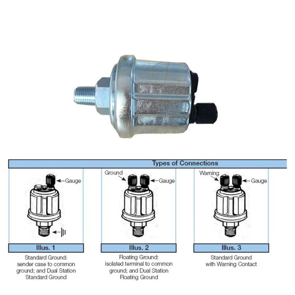 Prevents leakage Insulation vdo generator oil pressure sensor 1/8NPT