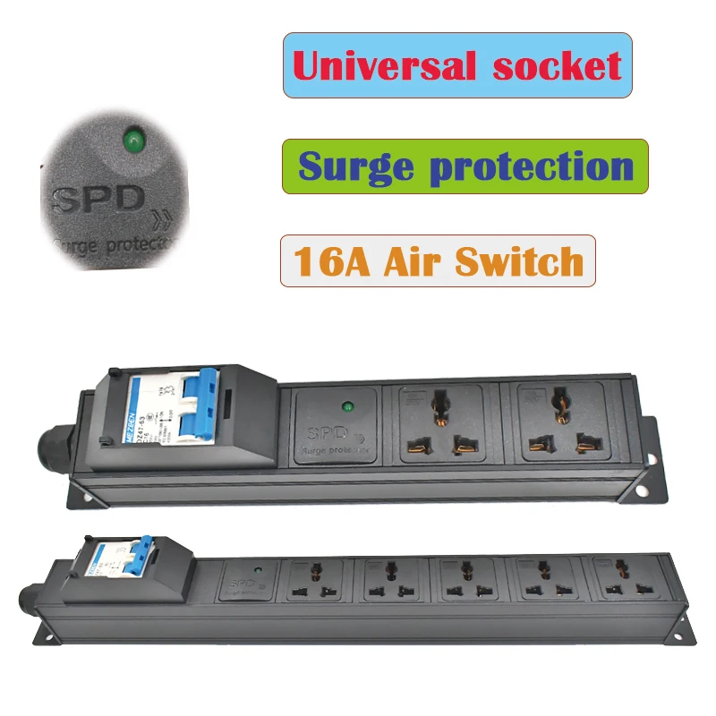 

wireless PDU Power strip2-7 AC 10A Universal Outlet Socket 16A/32A Air Switch with Surge protection No extension cable