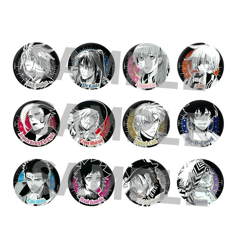 Action Figures 100% Official Bite Badge Blind Box Anime D.gray-man Allen Walker Embossed Wind Doll Toys Kids Collectible Gifts