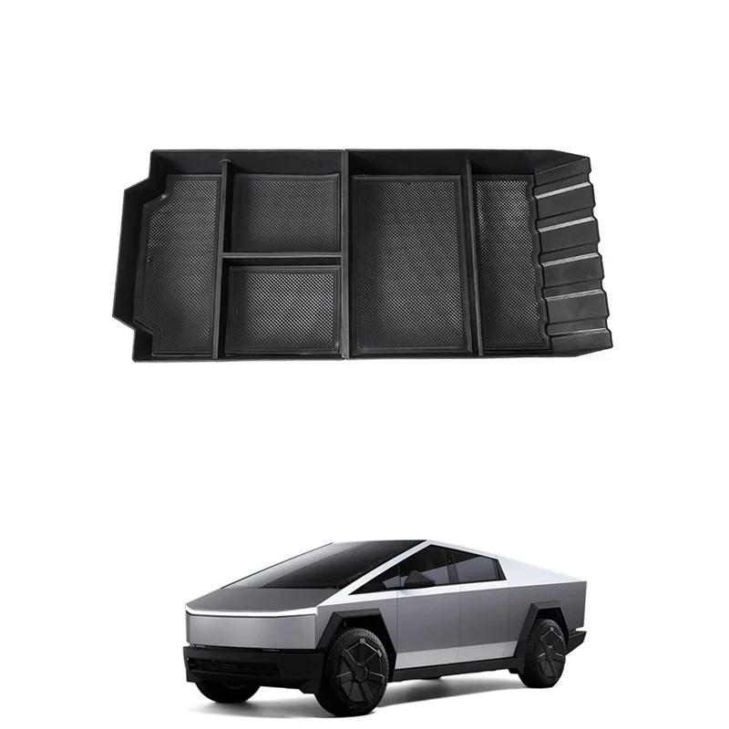 

Трендовый нижний органайзер центральной консоли для Tesla Cybertruck 2024, подлокотник, ящик для хранения, лоток, аксессуары для интерьера