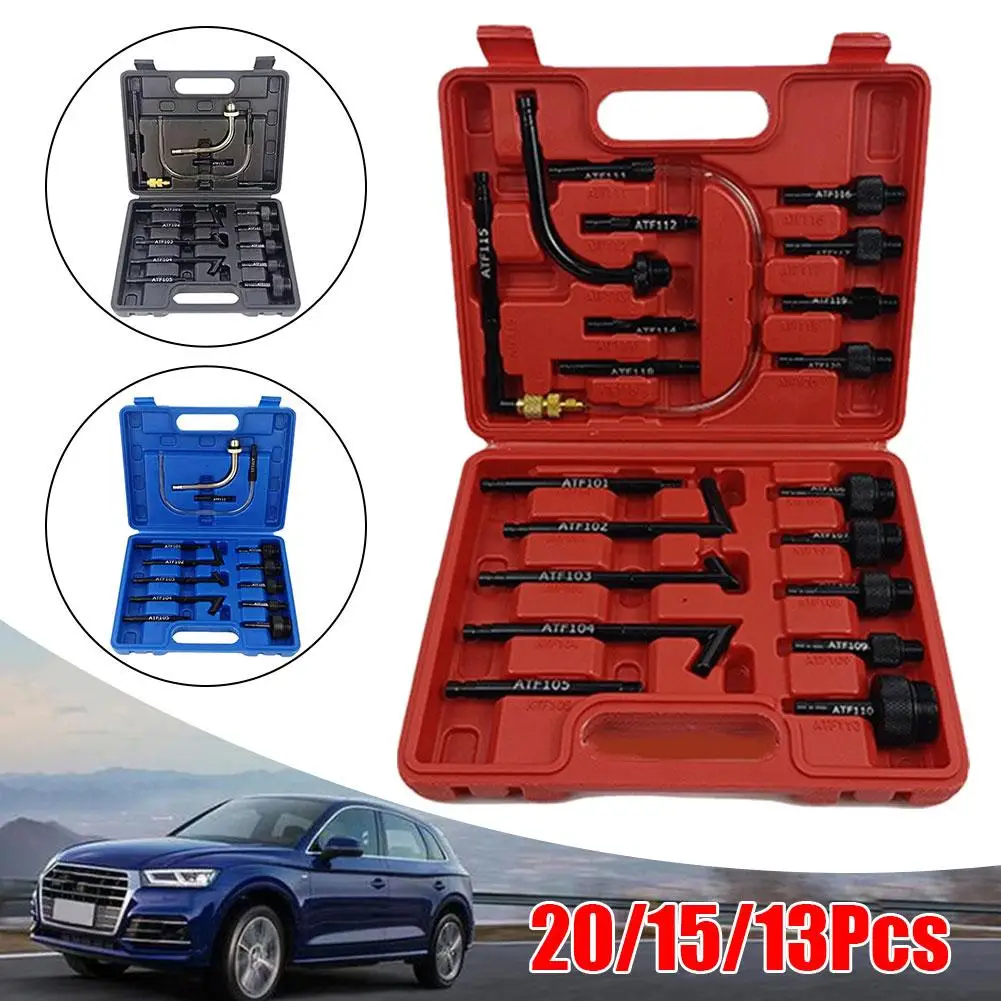 

Atf Transmission Filling Adapter Set Change Machine 13/15/20pcs Dispenser Tool Fuel Joint Filler Oil Oil Changer Pumping H4S9