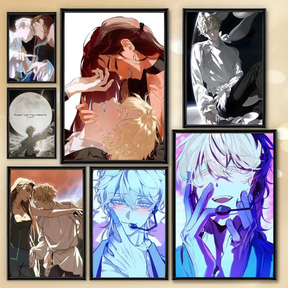 ملصق HD أنيمي موضوع ساخن المغني/OST/فيلم مقاوم للماء عصا ذاتية ديكور المنزل الغريبة S-المرحلة لوكا أنيمي