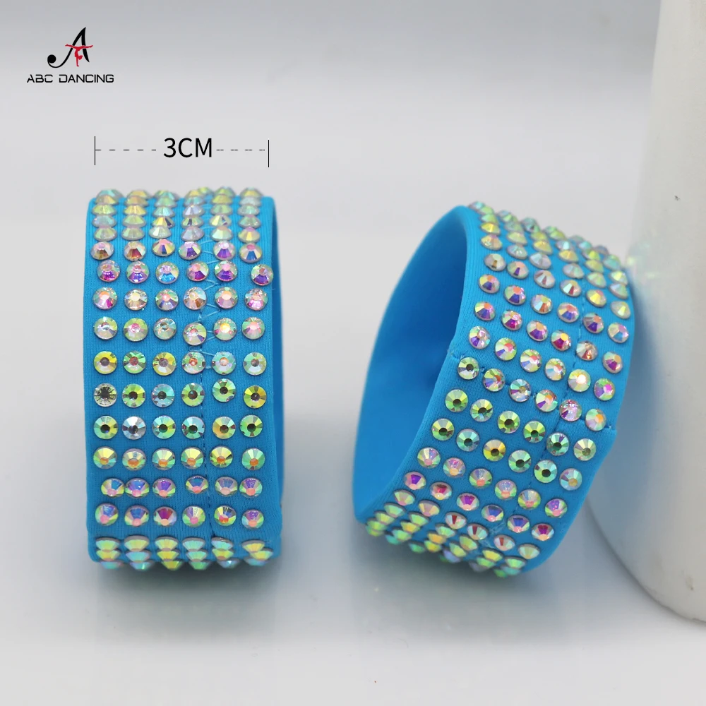 2024 nuevos accesorios de baile pulsera moderna campana latina moda cristal mujeres y niñas adultas vestidos de fiesta de salón para niños