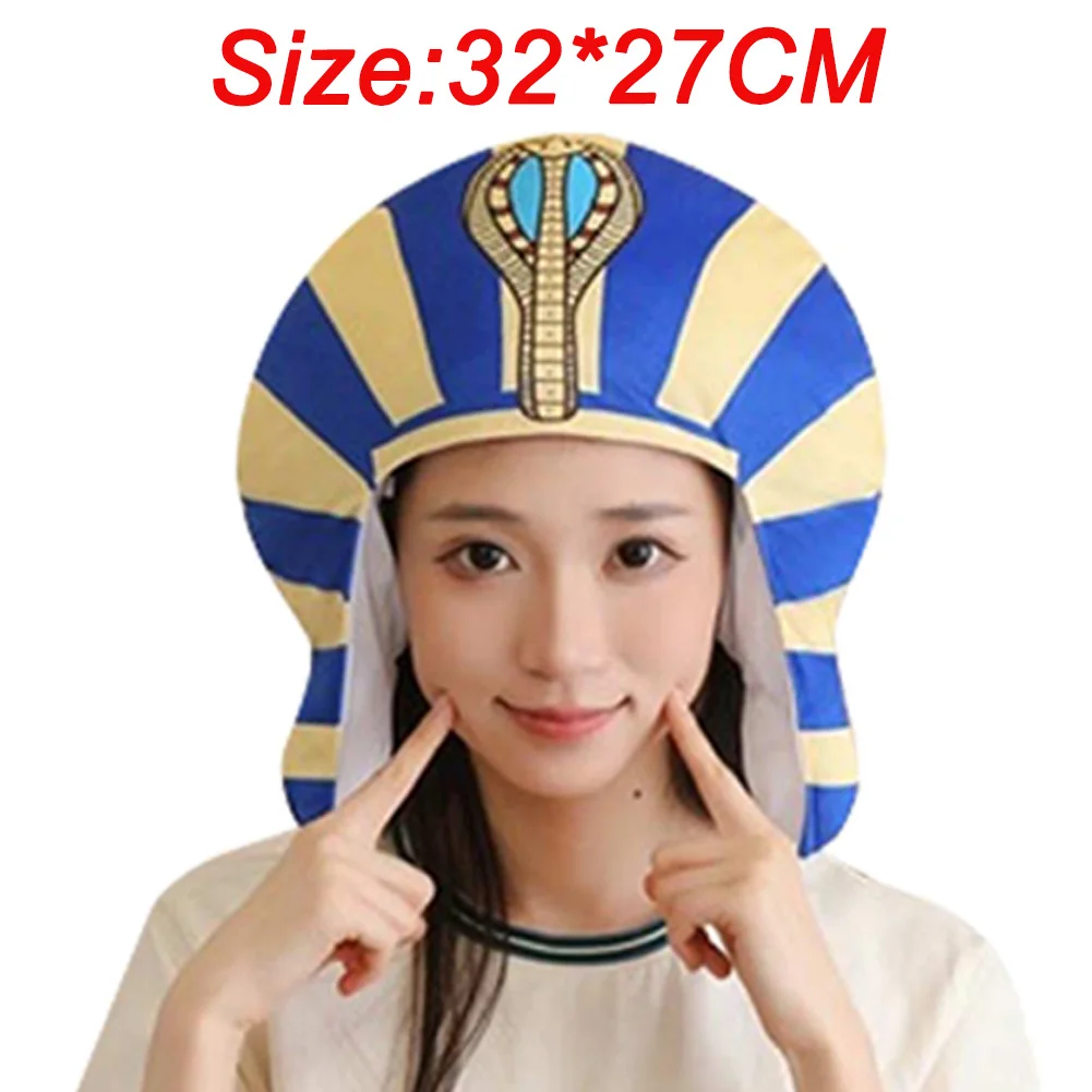 2025 New Egyptian Pharaoh Costume Accessories Women Men Halloween Cosplay Set with Fantasia Props Roleplay Decor Party Supplies