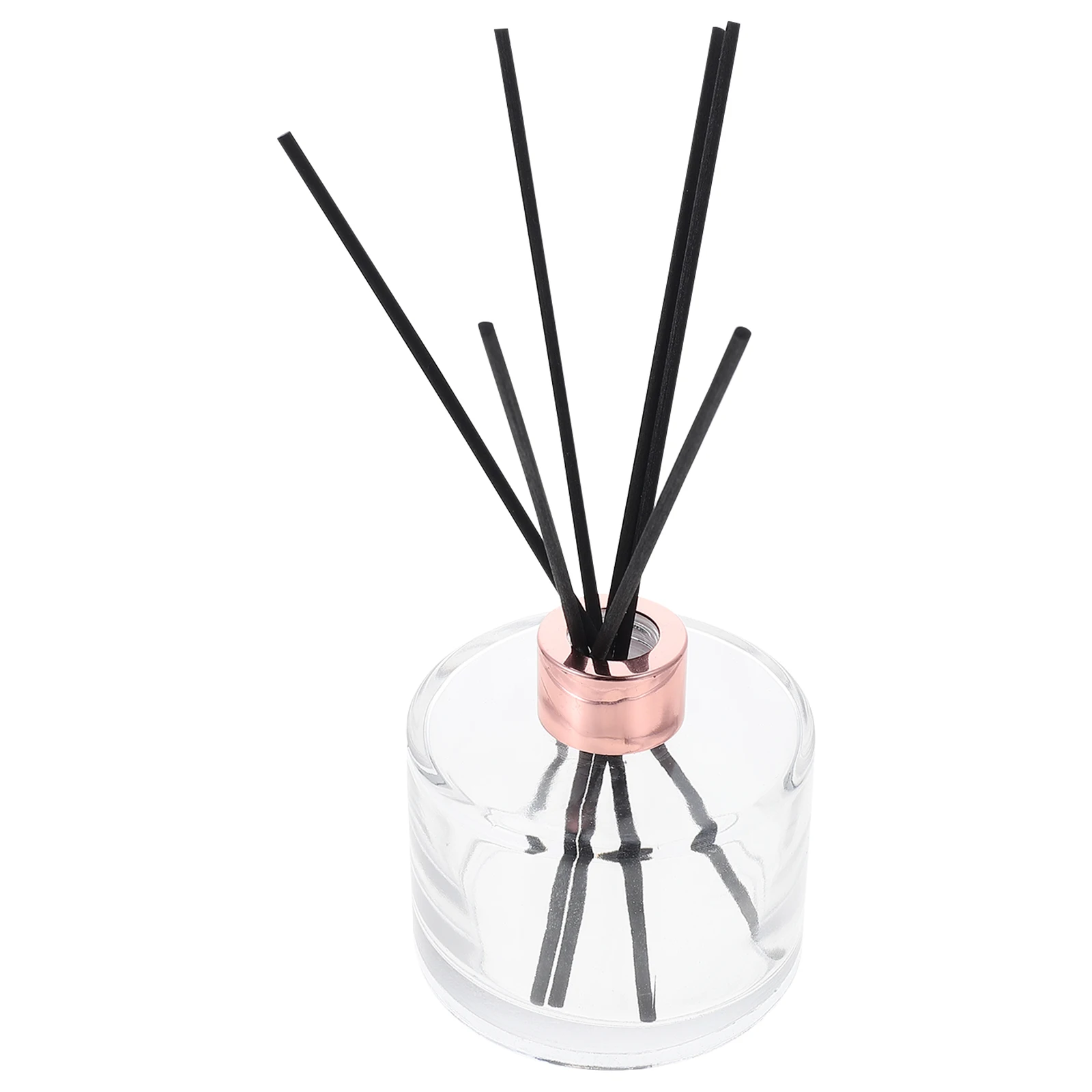 

1Set Glass Perfume Bottle Aromatherapy Subpackaging Rose Gold Car Aroma Diffuser Essential Oil Container Refillable Fragrance