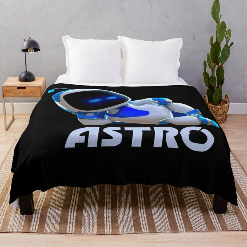 Astro's Playroom Throw Blanket Fleece Bkanket 5 sizes/200x180cm