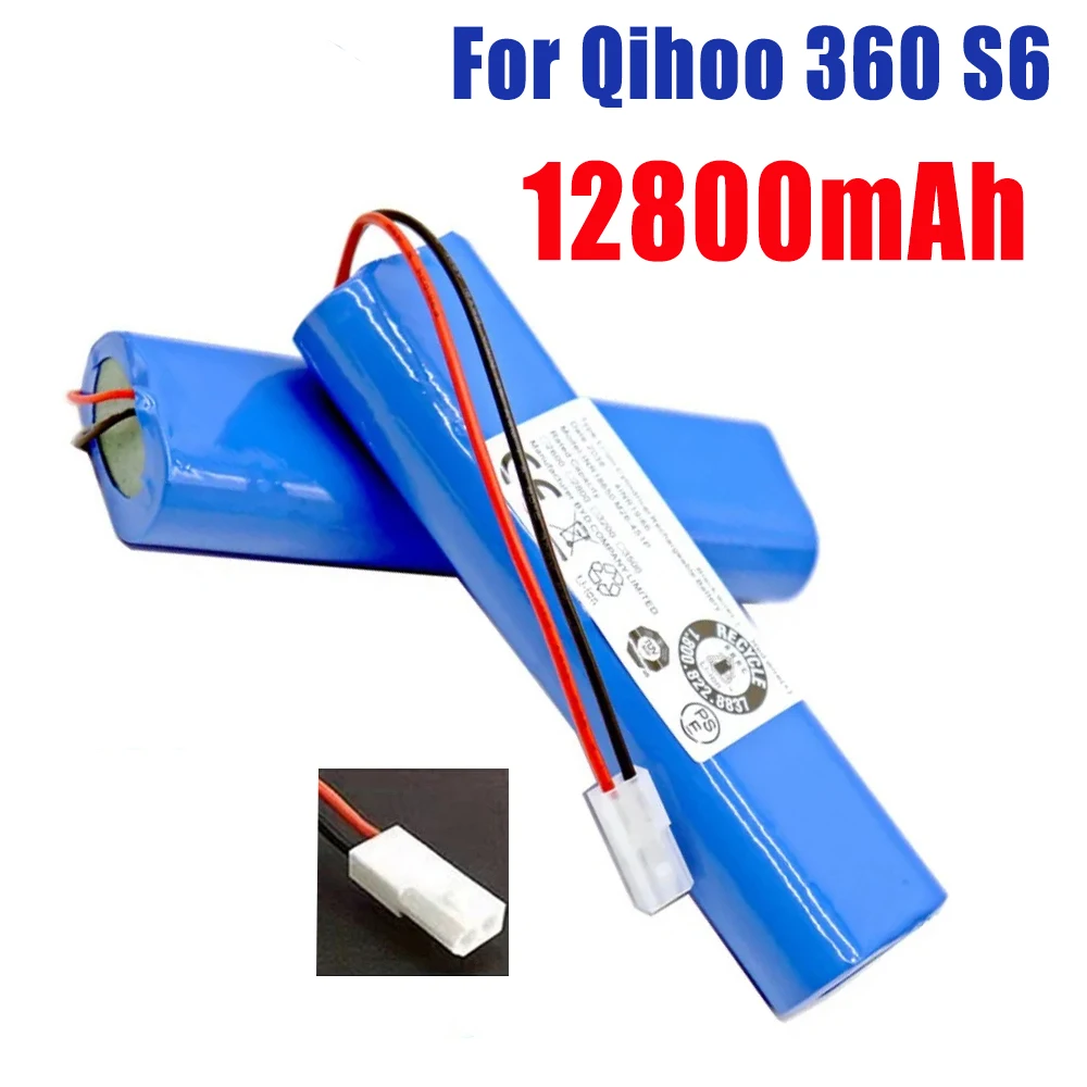 14.4V 12800mAh 100% New Original Battery Pack Used for The Qihoo 360 S6 Robot Vacuum Cleaner of Components