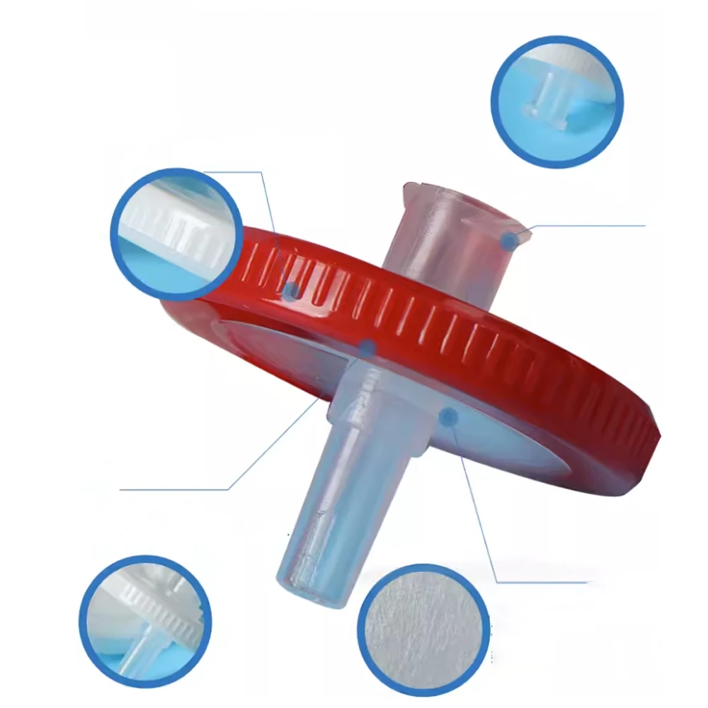 Xin Tester 100pcs/lot 13mm 25mm Lab Disposable Syringe Filter MCE/Nylon/PTFE/PES 0.22/0.45um Millipore Membrane Syringe Filter