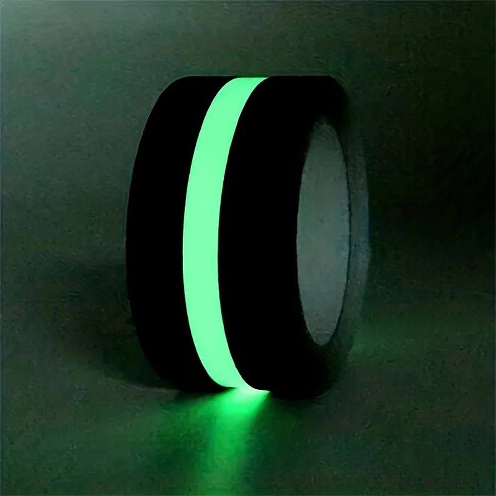 1or 2 Rolls Glow-In-Dark Anti-Slip Traction Tape - Durable Friction Adhesive For Stair Treads & Steps, Ensures Enhanced Safety