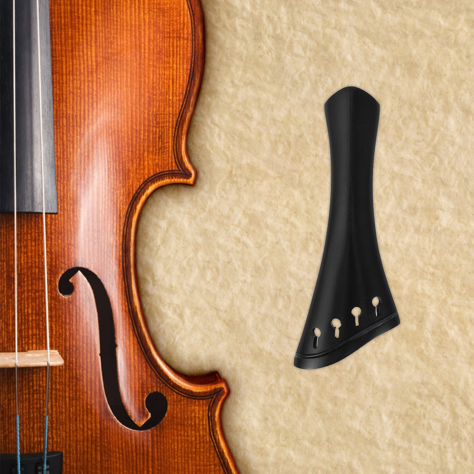 

4 4 Violin Jujube Wood Slanted String Pulling Board Fingerboard Durable Violin Accessory Replacement Kit String Pulling Board