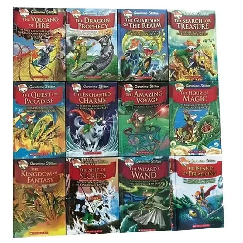 

Books of12 Books Mouse Reporter Geronimo Stilton Season 2 Fantasy Kingdom Adventure Story Child Kids Story English Picture Story