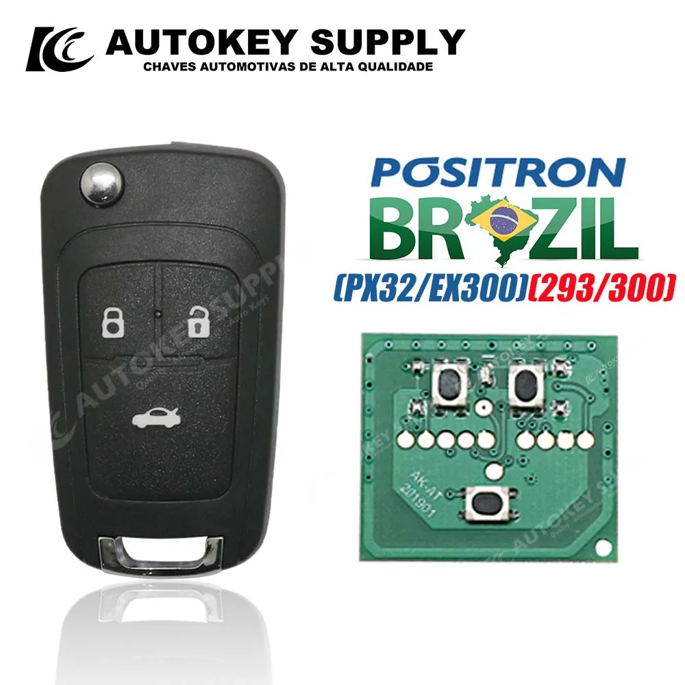 

Автоматический контроллер охранной сигнализации Autokeysupply AKBPCP116AT с двойной программой (293/300) для Brazil Positron