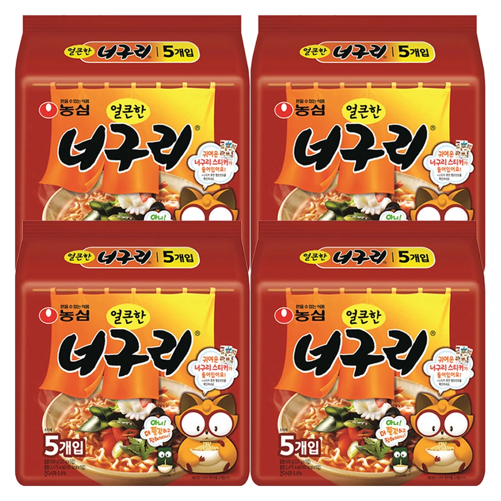 خرقة كبيرة مكتنزة من Nongshim ، فرقة eg X 20