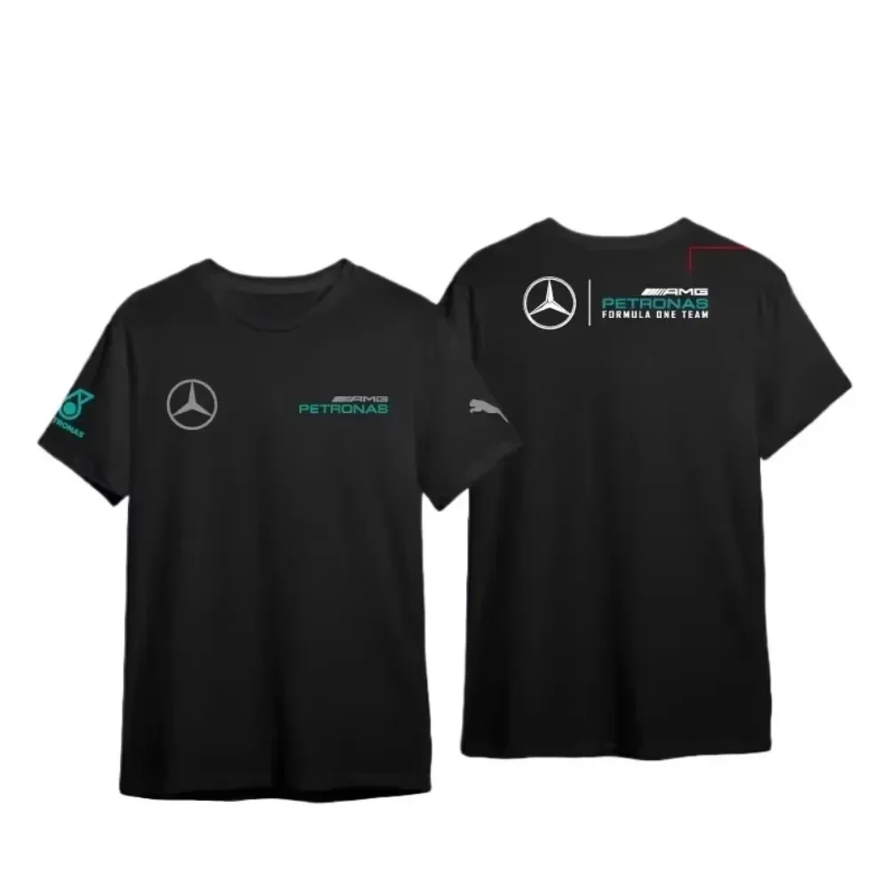 2025 TShirt Round Neck Cotton Women T-shirt Mercedes F1 Petronas Team Baju Premium T-Shirt Murah Lelaki Men Logo Sulam Top Tees