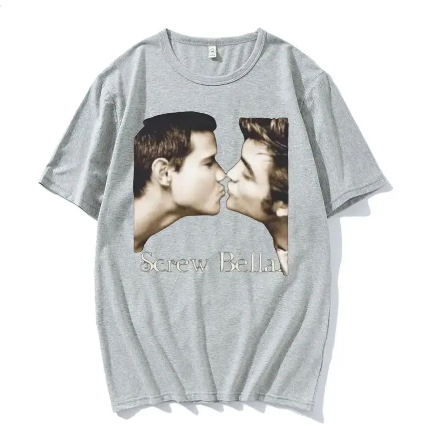 Twilight Funny Meme T-Shirts Screw Bella Retro T-Shirt Herren Damen Harajuku Mode Sommer Übergroße Y2k Streetwear Unisex – Detail 10