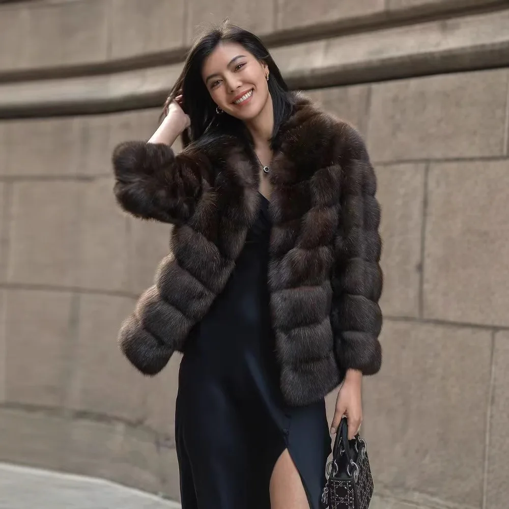 High Quality Fur Coat Imitation Mink Women Fur Coat 2026 Winter Thick Temperament Leisure Warm Women Fur Coat Jacket Outerwear