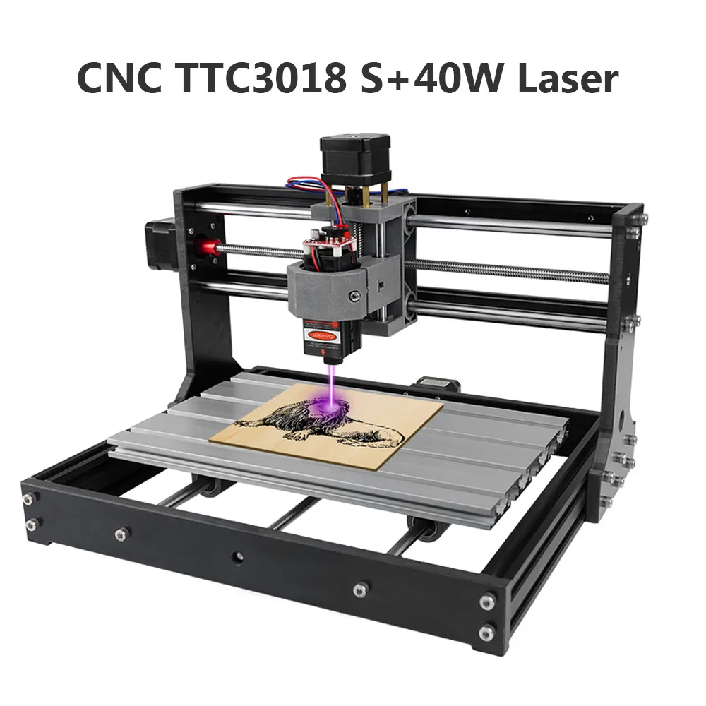 TWOTREES DIY CNC 3018 Pro Engraver Mini  Wood Router GRBL Control  router 3 Axis Laser engraving Machine and wood routers