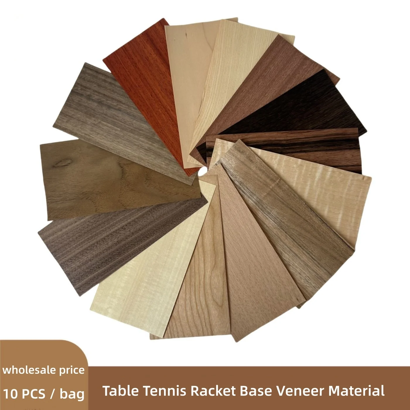 High Quality Table Tennis Racket Base Veneer Material DIY Surface And Strength Veneers  for Table Tennis Blade