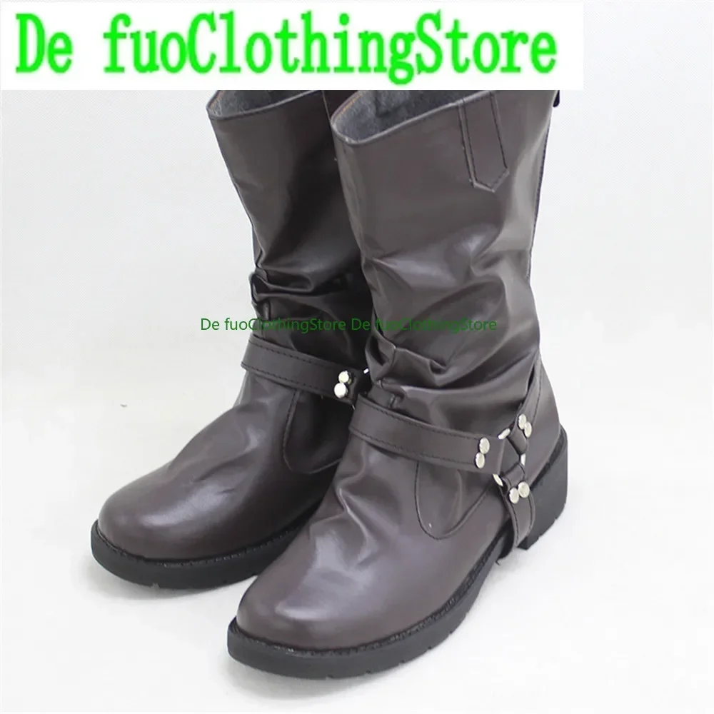 أحذية Twisted-Wonderland Ruggie التأثيرية أحذية لعبة أنيمي الهالوين Defu متجر أحذية الملابس