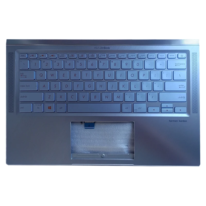 New For Asus Deluxe14 ZenBOOK UX431 U4500F Replacemen Laptop Accessories Palmrest/Bottom/Keyboard With Backlight Silvery