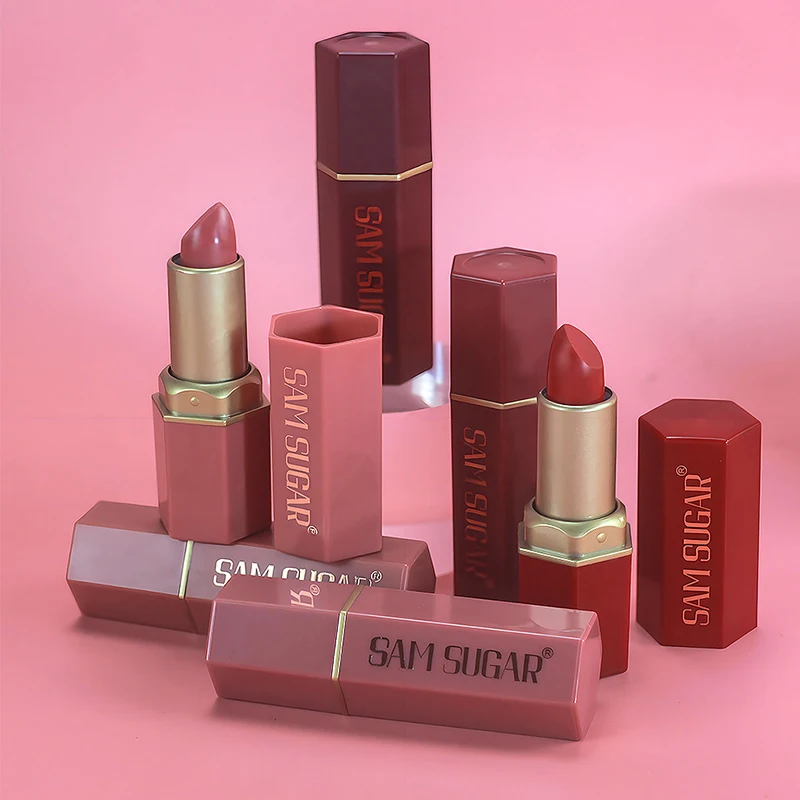 Juego de lápiz labial nacarado mate, 6 uds., larga duración, fácil de aplicar, maquillaje de lápiz labial nutritivo de terciopelo