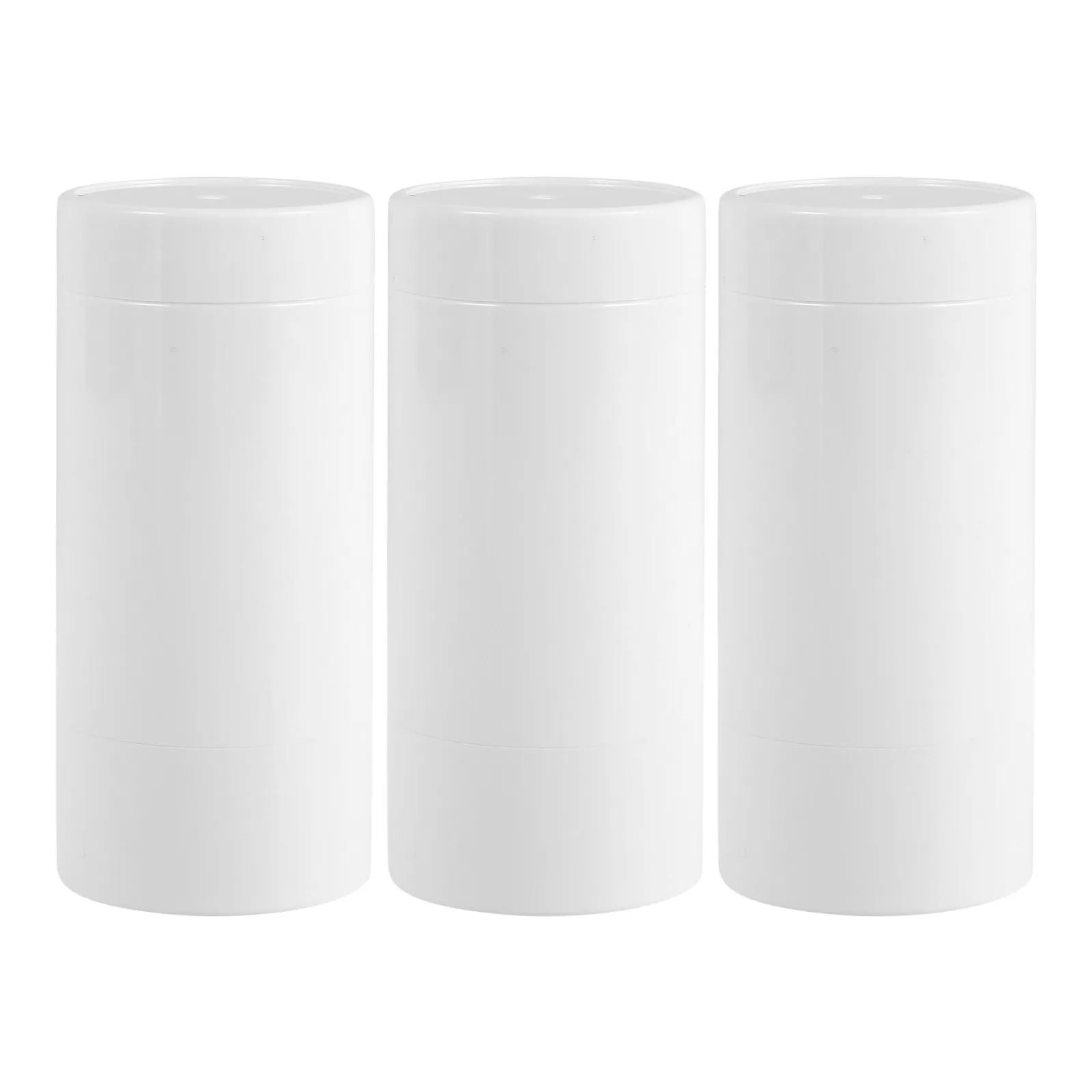 3Pcs Twist-Up Refillable Deodorants Stick Tubes Portable Empty Containers Travel Size for DIY Solid Lotions Balm Applicator