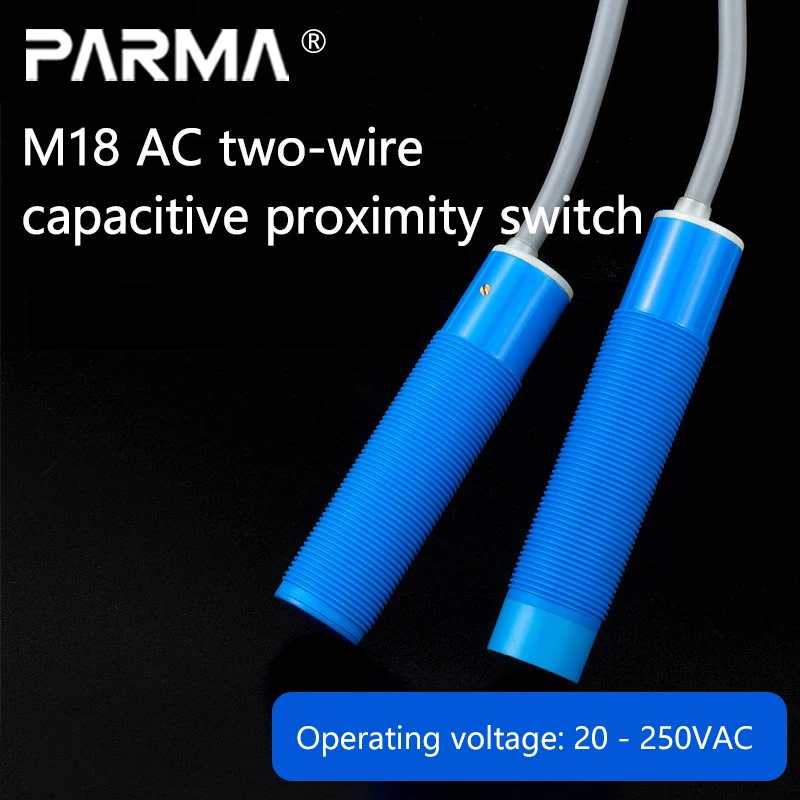 

M18 Capacitive Proximity Switch Sensor 24V can detect water glass plastic wood and non-metallic sensing switches