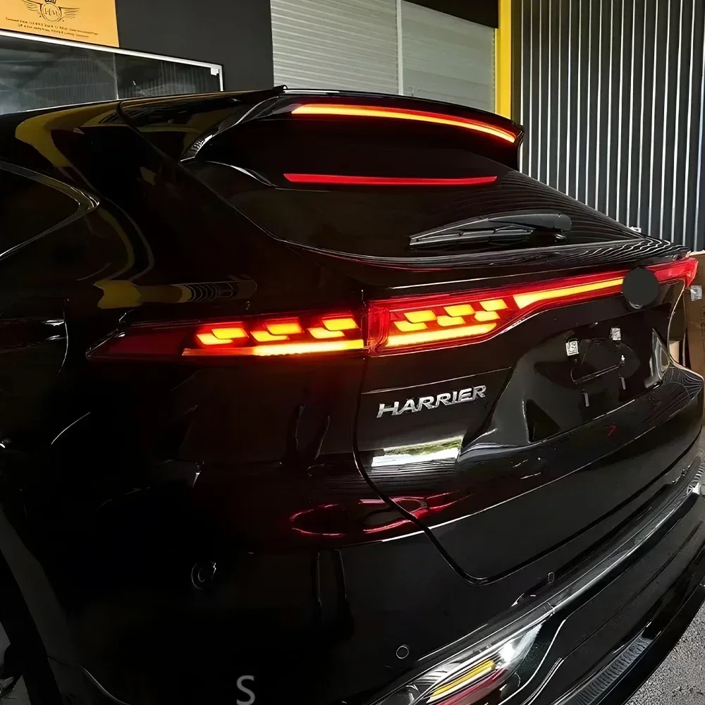 

Для Toyota Harrier 2022-2024 автоматические задние фонари в сборе, обновленные автомобильные светодиодные динамические аксессуары, поворотные задние фонари, Лидер продаж