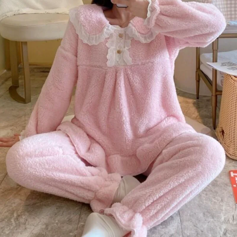 Sexy Pyjama-Set für Studenten, Cartoon, lässig, 2-teilig, Damenbekleidung, Setup, Damen, zweiteiliger Strickanzug, Pyjama, Liquidation, kostenlos, neu