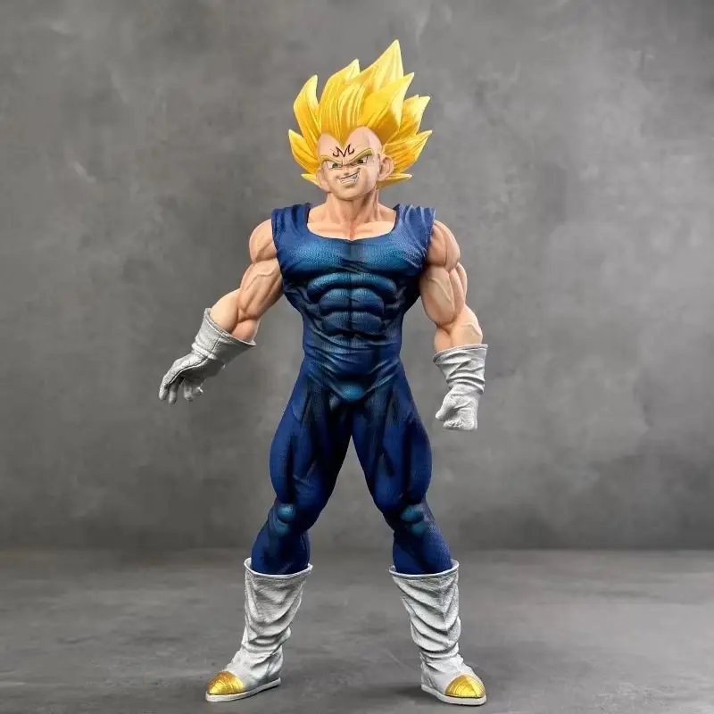27cm DBZ Majin Vegeta Model Dragon Ball Z Action Figure Anime Vegeta Figurine Collection GK Statue Ornaments Toys Gift for Kids
