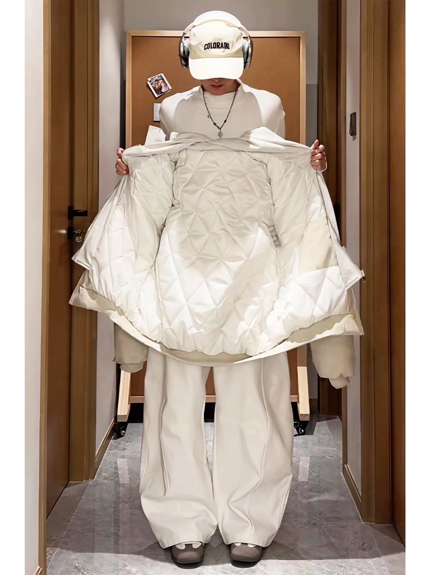 

Американский пилотский куртка-бомбер из хлопка для мужчин, зимнее пальто с капюшоном, молодежный стиль, свободный крой, удлиненная велосипедная куртка