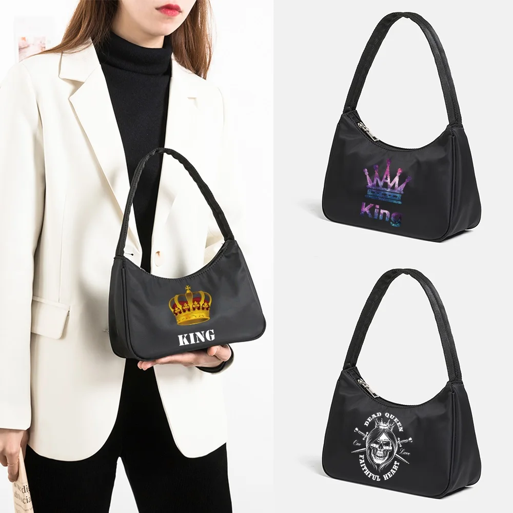 2025 New Single Shoulder Bag Underarm Bags King Series Cosmetic Organizer Handbags Large Capacity Fashion Storage Pack