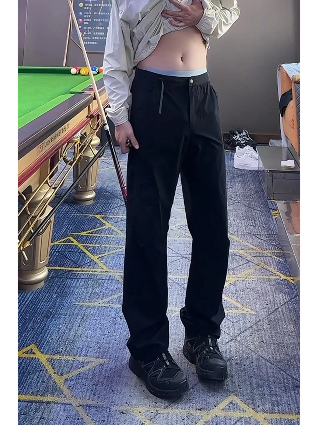 

Bla Ice Silk Qui Dry Outdoor ell Тонкие мужские летние повседневные брюки CleanFit Американские функциональные длинные брюки