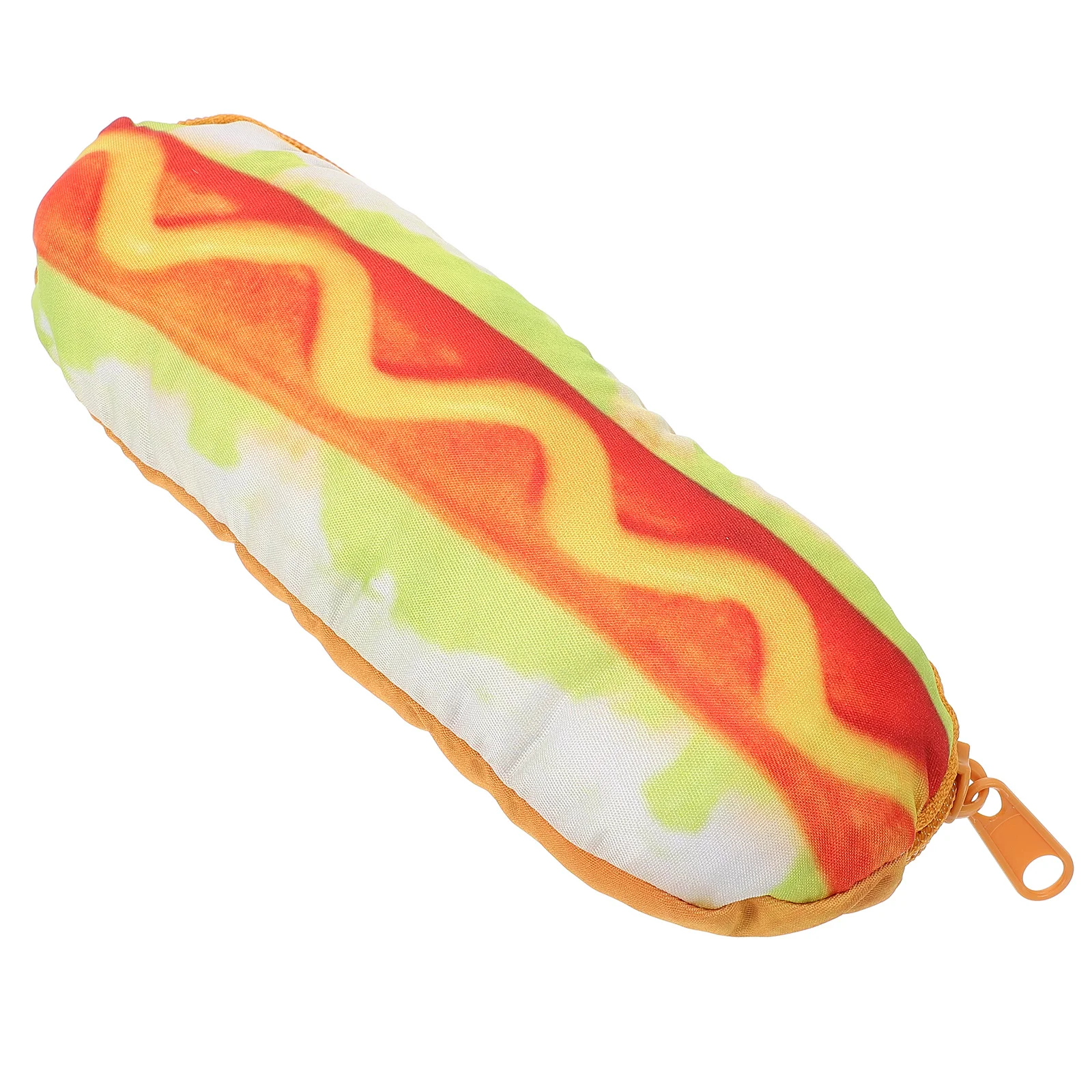 

Hot Dog Pencil Case for Kids Cartoon Design Large Capacity Pen Bag Portable Stationery Organizer for School Students Cute Pencil