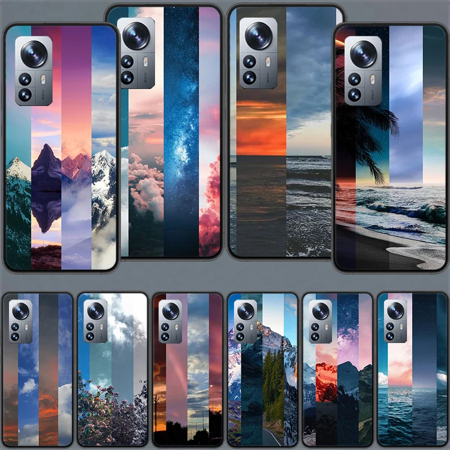 Colorful Clouds, Four Seasons, Sky Phone Case For Xiaomi Poco X6 X5 Pro 5G X4 F4 GT X3 F6 M5 M5S M4 M3 F5 F3 F2 F1 Mi Note 10 L