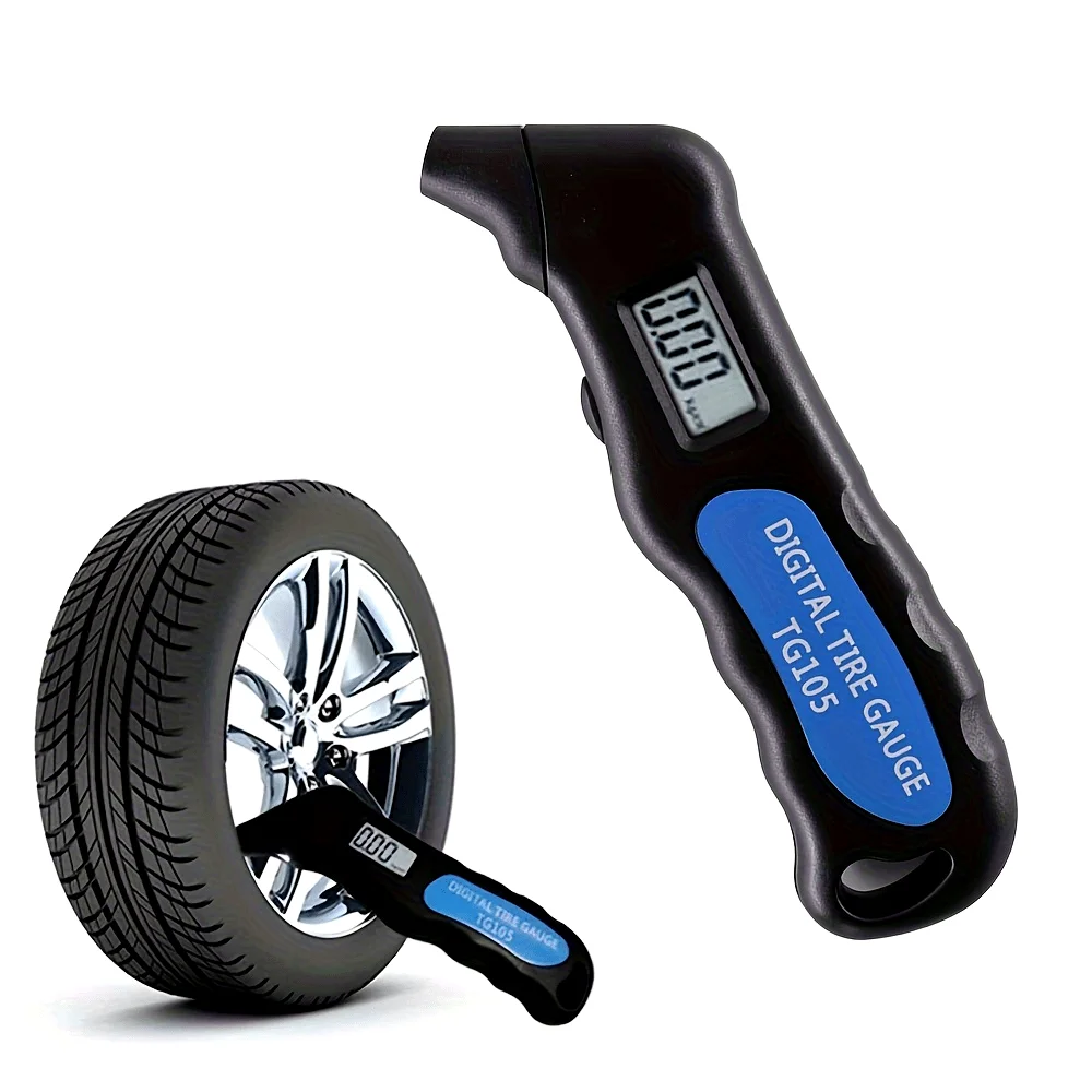 Digital Tire Pressure Gauge – High-Precision LCD Air Pressure Tester for Cars, Trucks, Motorcycles & Bicycles 1