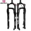 BOLANY MTB 스노우 포크 자전거 솔로 에어 프론트 서스펜션 팻 20/26 인치 알루미늄 합금 수동/원격 제어 자전거 전자 자전거 와이드 타이어 1