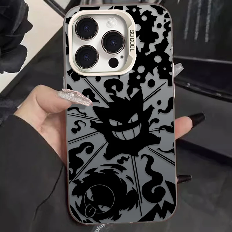 Custodia Carina P-Pokemon Gengars جراب هاتف آيفون 17 16 15 14 13 12 11 Pro Max Plus 17 Air 16E X XR XS Max الغطاء الخلفي #2