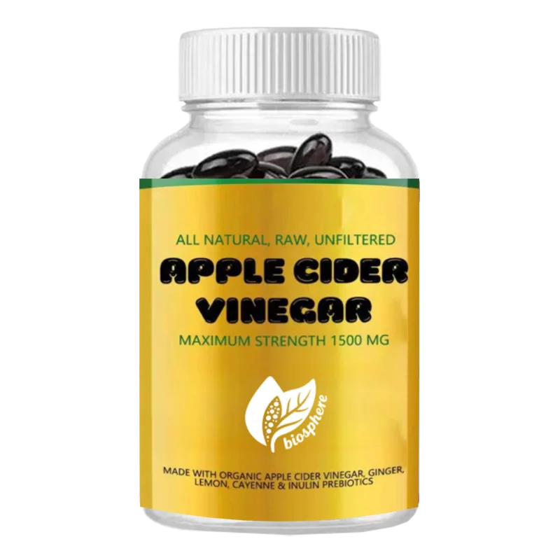 

Уксус Apple Cider — органическая, успокаивающая и поддерживающая добавка, содержащая имбирь, порошок чили и 60 капсул