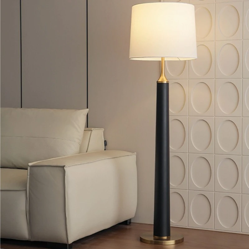 Nordic Simplicity Style Villa Living Room Sofasides Floor Lamp Atmosphere Light Luxury Art Textile Designe LED Lighting Fixtures