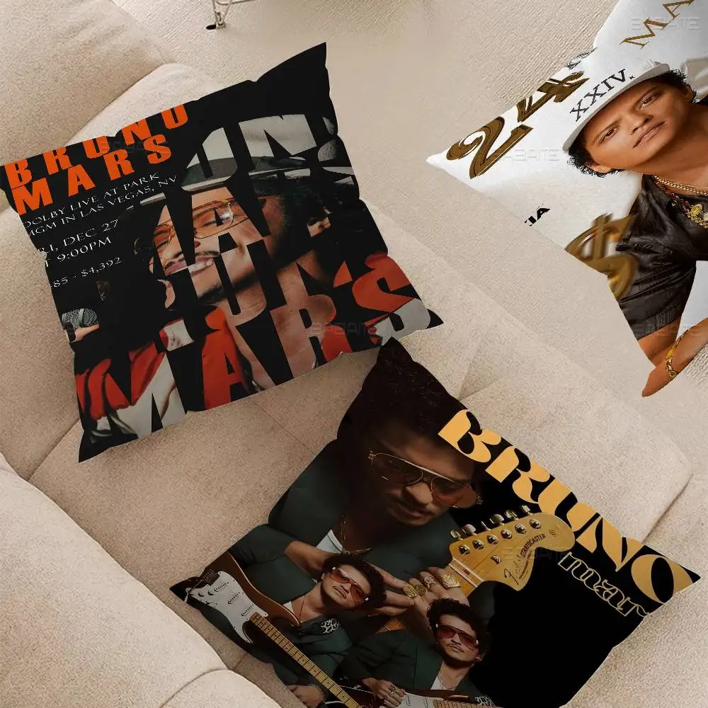 

Singer B-Bruno M-Mars Pillow Cover For Bedroom Room And Living Room Sofa Decorative Cushion Cover