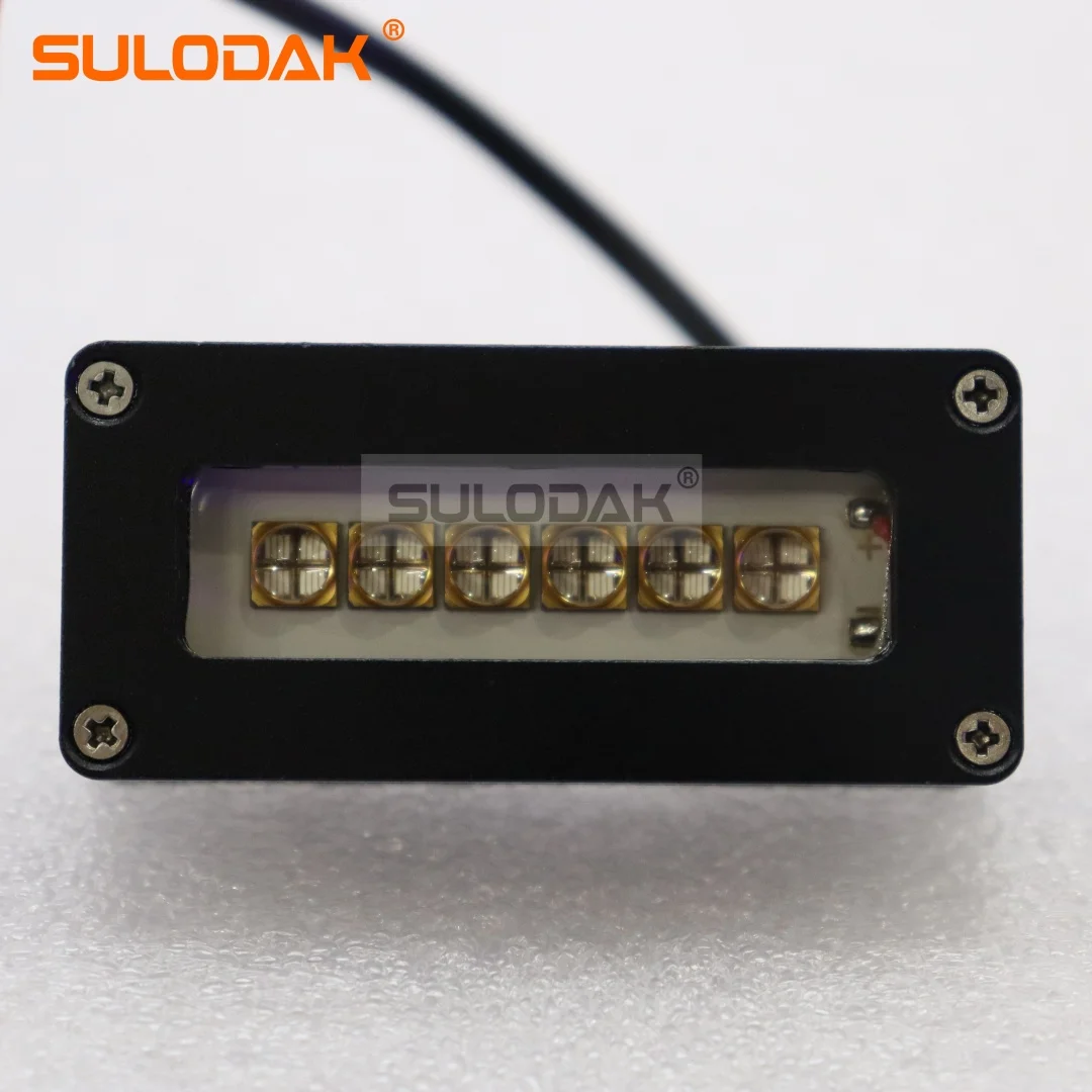 50*10mm Uv Led Curing Light  Water Cooling System For Flatbed Inkjet Printer Epson XP600 XP700 i3200 Printer Head UV Ink Drying