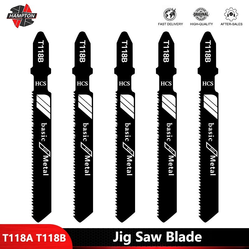  5/10pcs HCS Jig Saw Blade T118A T118B T118G T-Shank for Wood Cutting Tools 